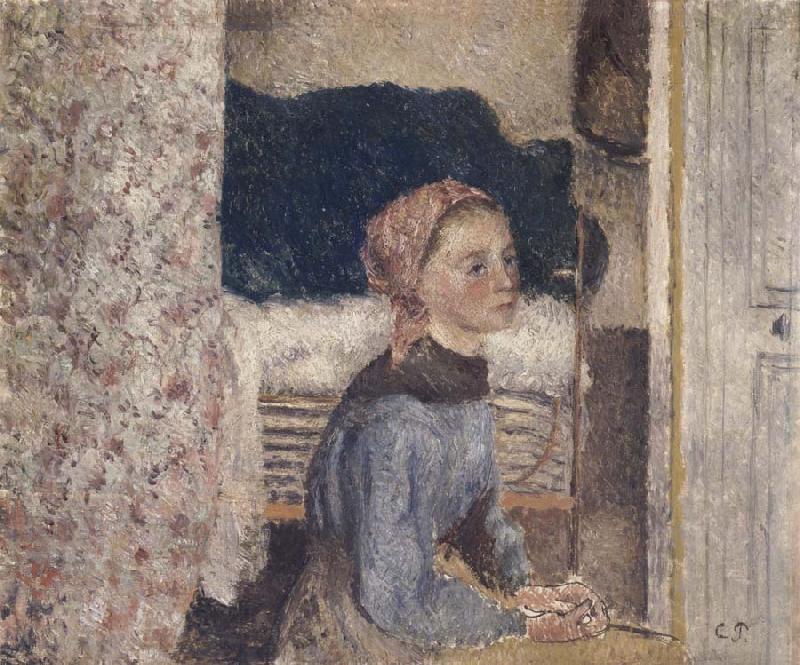 Camille Pissarro Young Farmgirl